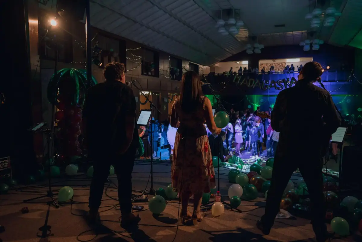 Kapela Fousy na maturitním plese